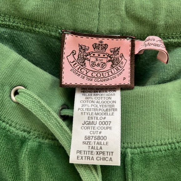Juicy Couture Green Velour Tracksuit - Picture 2 of 12